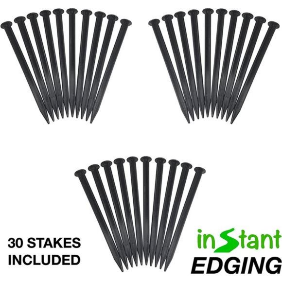 Instant Edging - 30ft No Dig Edging Kit, for Landscaping (30' Ft) - Picture 2 of 6